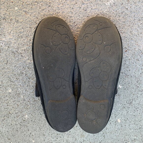 CIENTA Velvet Mary Jane Shoes Girls 28 10 Black Velour Shoe Flats Toddler Girl - Picture 8 of 8